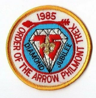 Boy Scout Philmont 1985 Diamond Jubilee Order Of The Arrow Trek Oa Patch