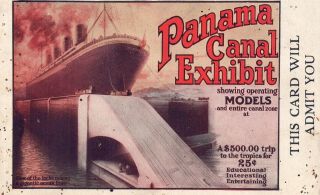 1915 San Francisco Panama Pacific Expo Worlds Fair Card Ppc