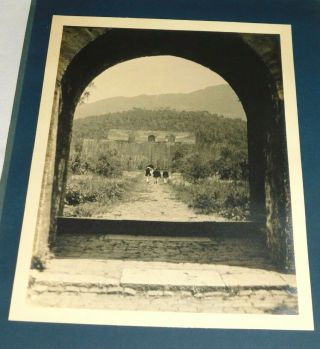 1924 Ming Tomb Nanking China Archway View Photo