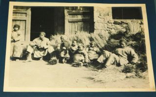 1924 Soochow " Suzhou " China Noonday Rest Family Photo