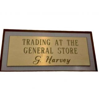 G Harvey Trading at the General Store Print LTD 544/1250 Signed 1983 Framed 5