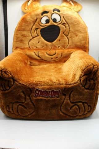 Warner Bros Studios Store Vtg Scooby - Doo Plush Childs Foam Arm Chair