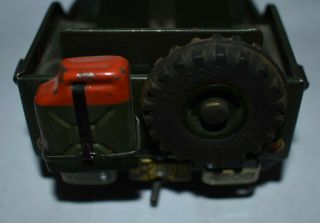 Vintage ARNOLD Tin Military Police Willys Jeep Toy 2500 West Germany 3