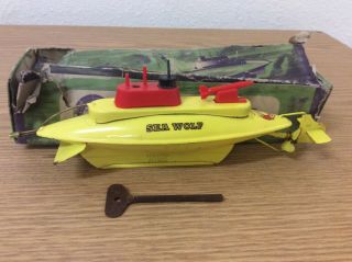 Sutcliffe The Sea Wolf Atomic Submarine Wind - Up With Key