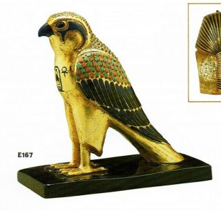 Egyptian Falcon Horus E167 Agi Artisans Guild International Authentic 6 "