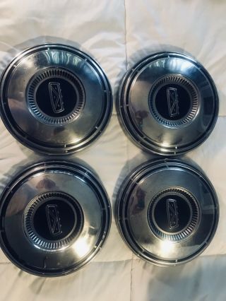 Vintage Ford Galaxie Fairlane Ltd Police Fomoco Hubcaps Wheel Covers Center Caps