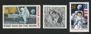 Apollo 11 First Man On The Moon Walk Footprint Nasa Space Stamps