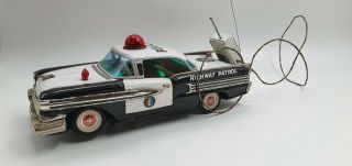 Tin Toy Ichiko Oldsmobile Highway Patrol Reg: 1962