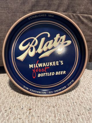 Circa 1940s Blatz Beer Tray,  Milwaukee,  Wisconsin