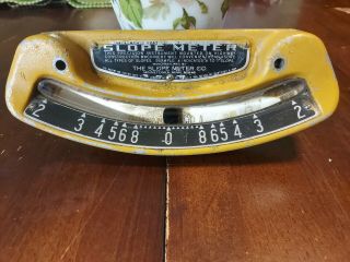 Vintage Slope Meter No.  2 Indicator Level.  Use For All Types Of Slopes