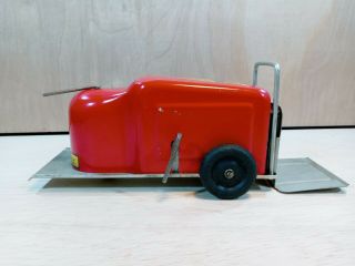 Vintage Nylint Toys Pressed Steel Mechanical Lift Truck Wind - Up Toy Fork Lift 2