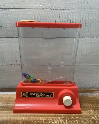 Vintage 1976 Tomy Wonderful Waterful Ring Toss Game Made In Japan