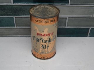 Vintage Pabst Old Tankard Ale Bott/opened Flat Top Beer Can (usbc 111 - 4)