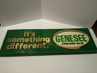 Vintage Genesee Beer Sign Cream Ale 24”x 7.  5” Sign It 