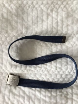 Bsa Navy Blue Cub Scout Web Belt With Buckle Size Sm/m (30”)