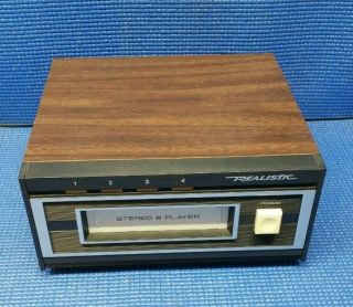 Realistic Stereo 8 Track Player Model 14 - 935 Tr - 169 Vintage Eight Track Tape