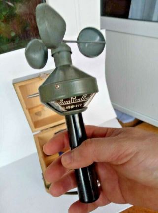 Vintage Hand - Held Anemometer " Ari - 49 ".  1971.  Made In The Ussr.