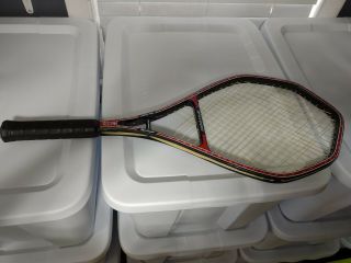 Vintage Macgregor Bergelin Long String 100 Graphite Tennis Racket 4 1/2 " Grip