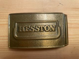 Rare 1974 Vintage Hesston Belt Buckle,  National Finals Rodeo