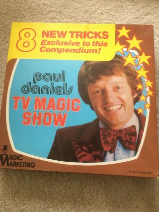 Rare Vintage Paul Daniels Magic Set 8 Tricks Tv Show 1982 Boxed Read.