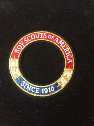 Boy Scouts Of America Since 1910 Crest Ring Patch - Bsa Award Vintage