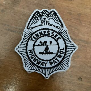 Tennessee Highway Patrol Black And Gray Police Sheriff Breast Badge Patch