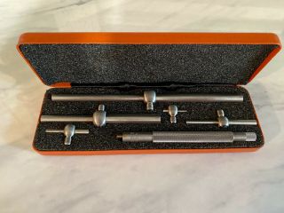 Brown And Sharpe 599 - 590 Telescoping Hole Gage Set Vintage