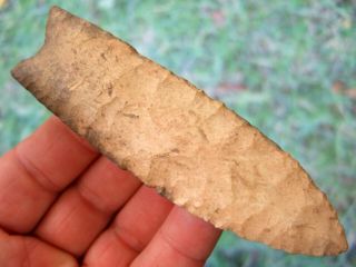 Large Fine 4 1/2 Inch G10 Missouri Clovis Point With Arrowheads Artifacts
