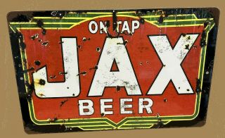 Nostalgic Jax Beer On Tap Retro Aluminum Sign 12 " X18 "