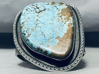 One Of The Biggest Best Ever 160 Gram 8 Turquoise Sterling Silver Bracelet