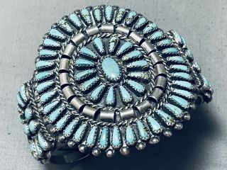 Eula Mae Begay Vintage Navajo Turquoise Sterling Silver Bracelet