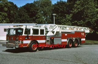 Fire Apparatus Slide,  Truck 2,  Danbury / Ct,  1990 Pierce