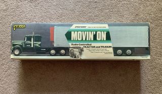 Vintage Galoob Movin On Radio Controlled Tractor Trailer (1976)