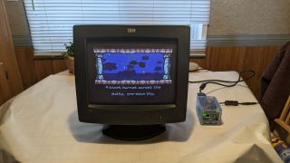 Vintage Ibm E54 15 " Color Crt - Great For Retro Gaming