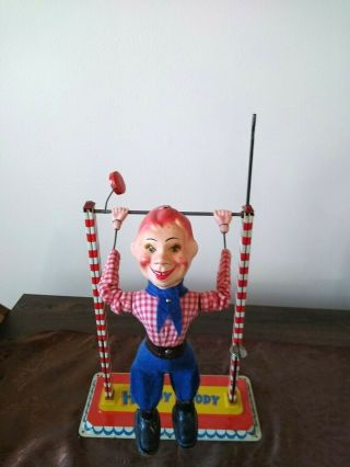 Vintage Howdy Doody Acrobat Tin Toy By Arnold West Germany