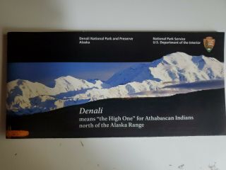 2021 Denali National Park Official National Park Service Map/Brochure 2