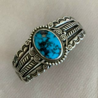 Wow Perry Shorty Navajo - Kingman Turquoise Bracelet -