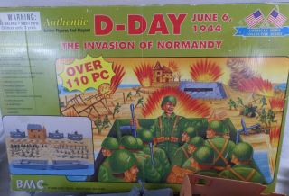Bmc Ww2 D - Day Plastic Army Soldiers,  Boats - Invasion Of Normandy