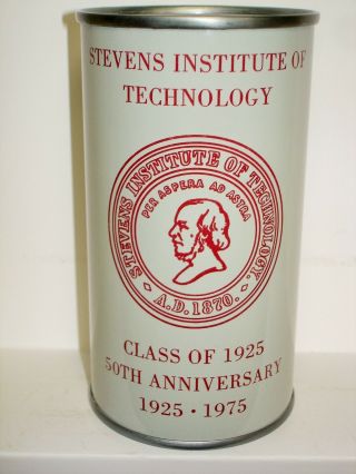 Stevens Institute Of Technology " Class Of 1925 " S/s Commemorative Can T149