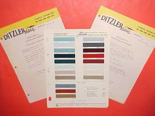 1964 Chrysler Imperial Plymouth Valiant Dodge Car Fargo Truck Canada Paint Chips