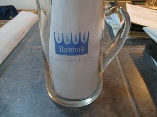 Hamms Beer Blue Crown Logo 1960 ' s Pitcher 2