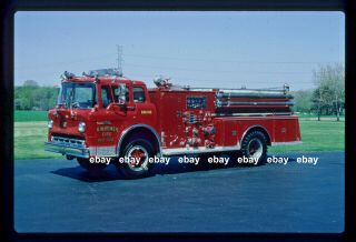 Northwest Homer Fpd Il Ford C Pumper Fire Apparatus Slide