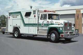 Winchester Va Rescue Squad 9 19?? Ford L E - One Rescue - Fire Apparatus Slide