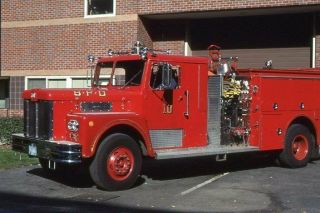 Springfield Ma Engine 10 1983 Maxim Pumper - Fire Apparatus Slide