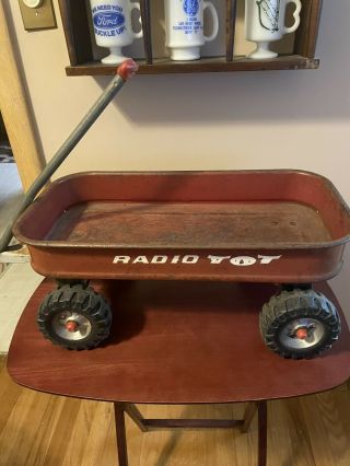 Radio Tot Wagon,  Vintage,  Metal,  Usa