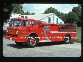 Columbus Nj 1972 Ford C Hahn Pumper Fire Apparatus Slide