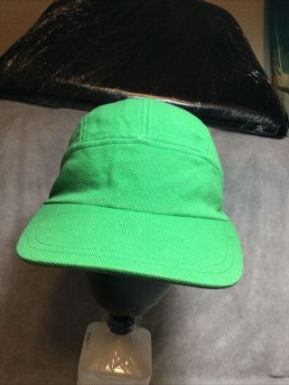 Ultra Rare Vintage Lacoste 5 Panel Made in France Light Green Cap Size 2 3