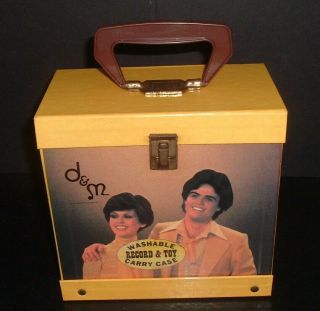 Lqqk Vintage 1977 Donny & Marie Record & Toy Carry Case