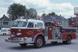 Gloversville Ny 1972 American Lafrance Pumper - Fire Apparatus Slide