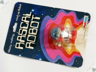 Tomy Palitoy Rascal Robot Wind - Up Space Toy Collector Japan Vintage